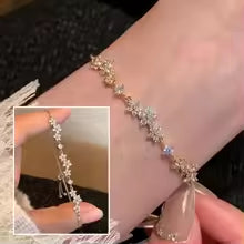 Bracelet Sparkling Zircon Flower Bracelet