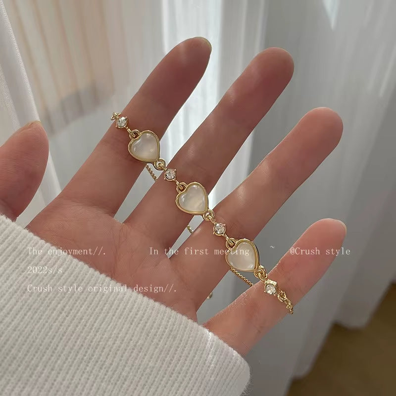 Bracelet Sparkling Zircon Flower Bracelet