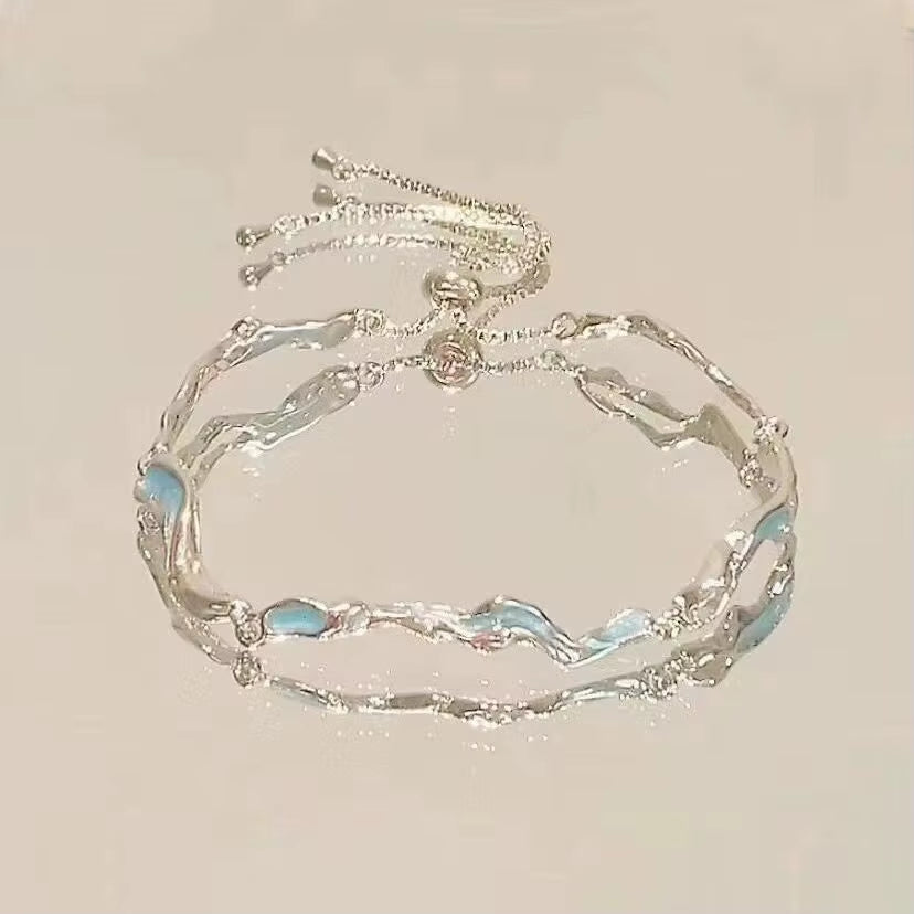 Bracelet Sparkling Zircon Flower Bracelet