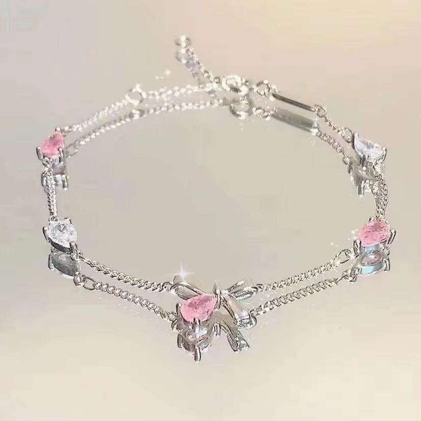 Bracelet Sparkling Zircon Flower Bracelet