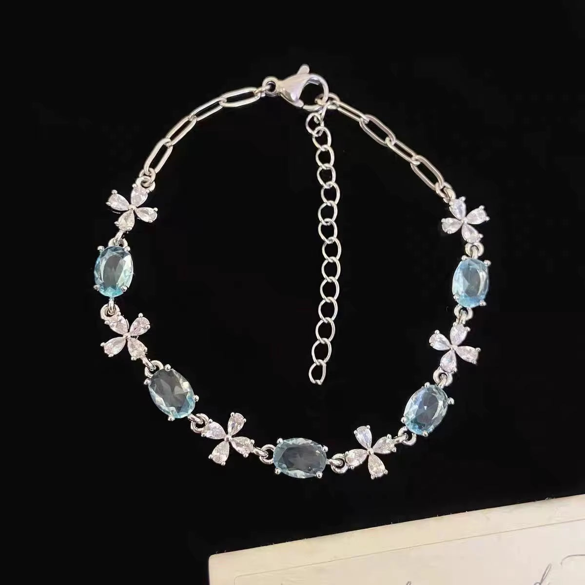 Bracelet Sparkling Zircon Flower Bracelet