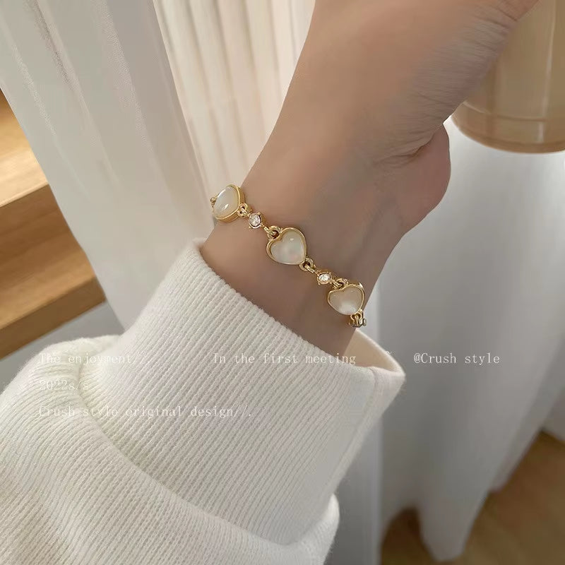 Bracelet Sparkling Zircon Flower Bracelet