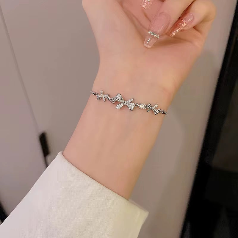 Bracelet Sparkling Zircon Flower Bracelet