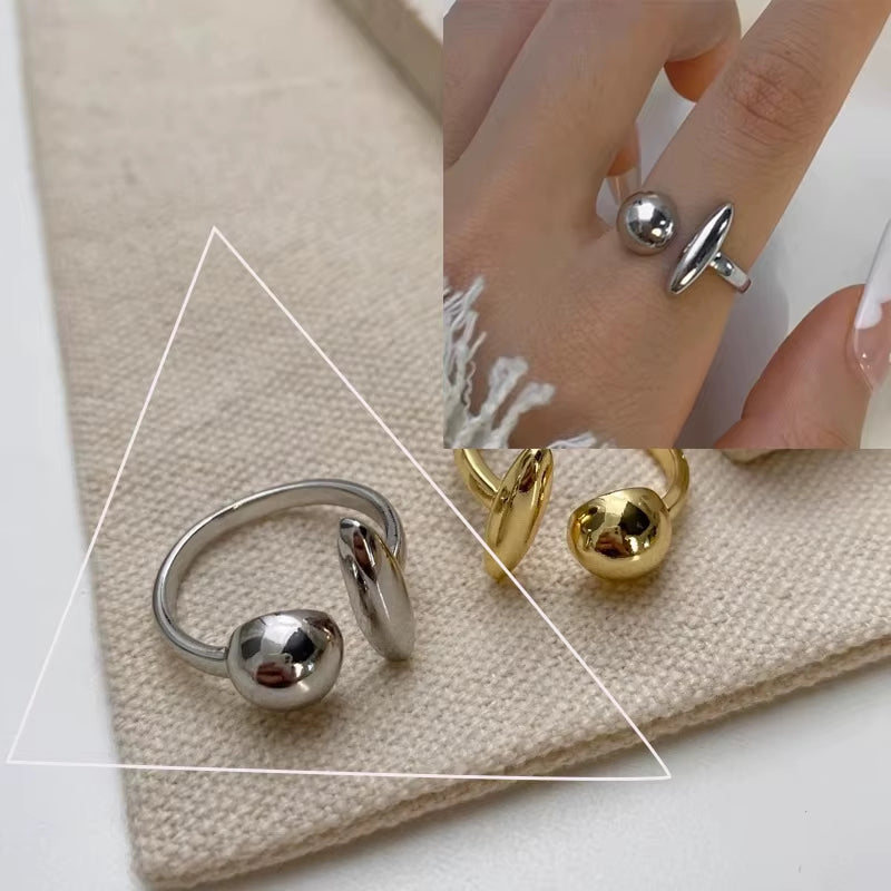 Silver Flower Ring for Women