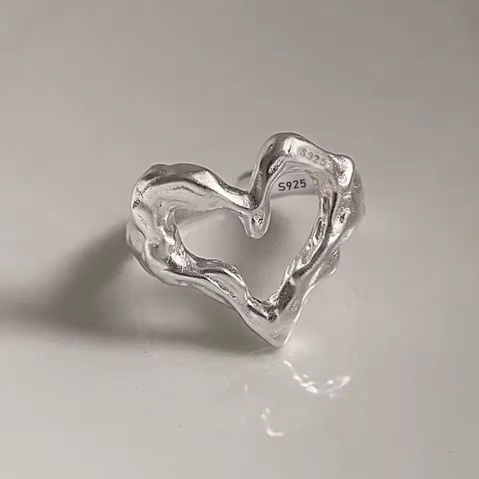Silver Flower Ring for Women