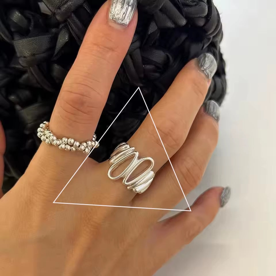 Silver Flower Ring for Women