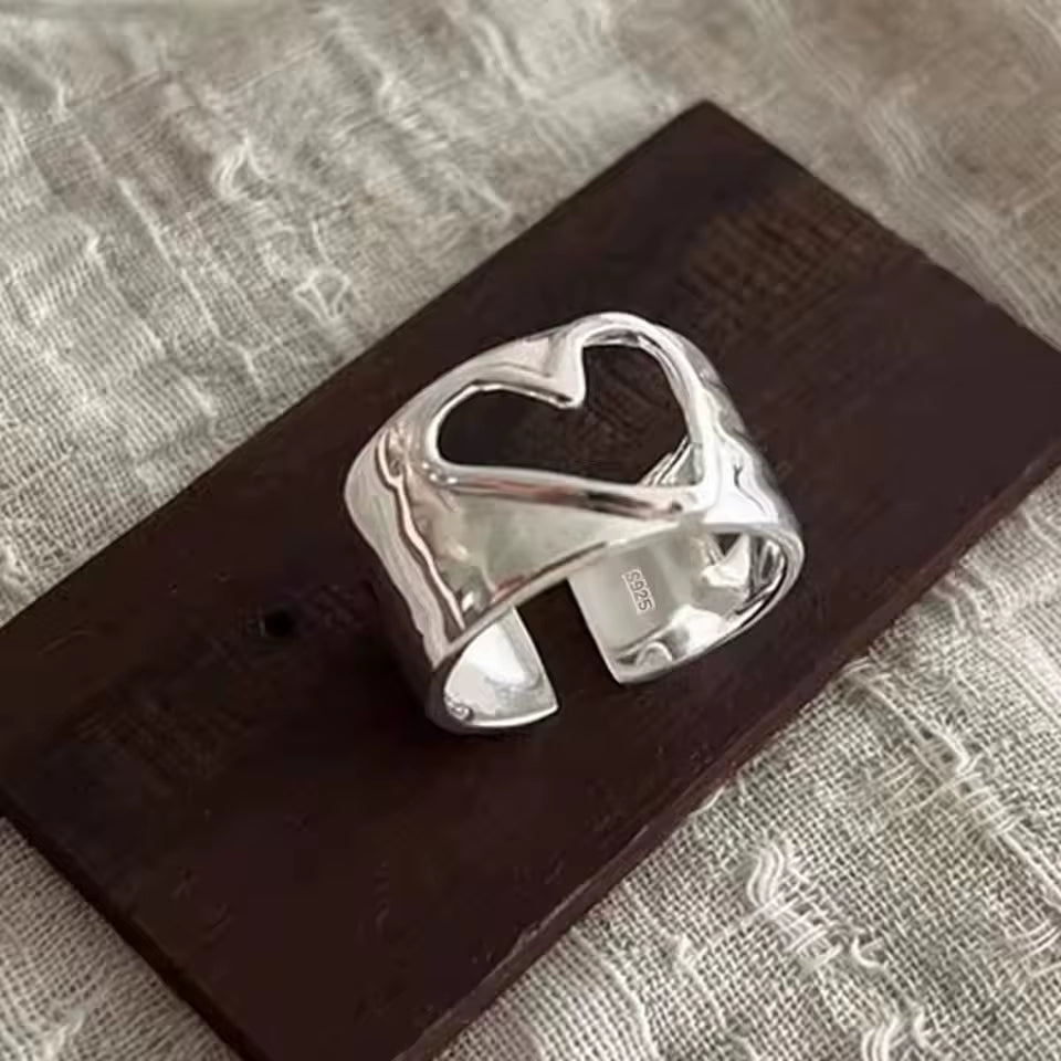 Silver Flower Ring for Women