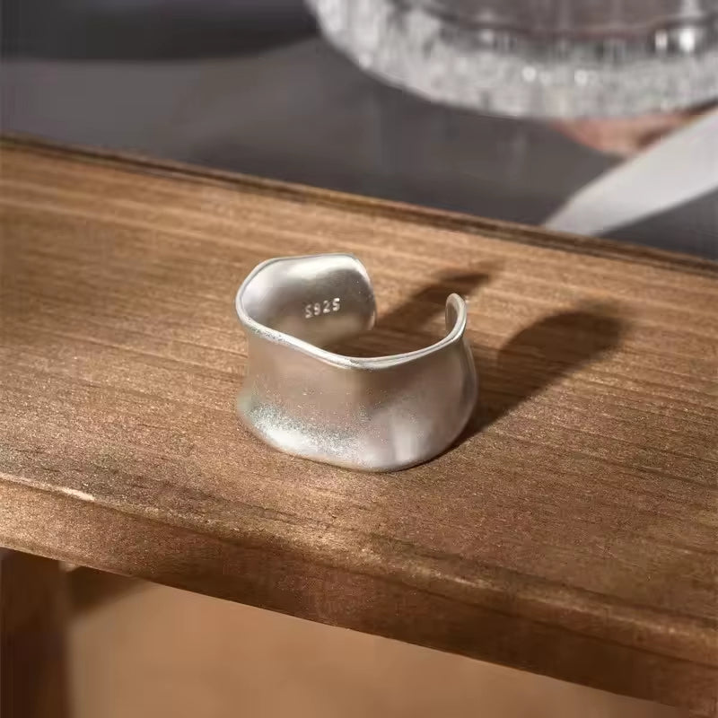 Silver Flower Ring for Women