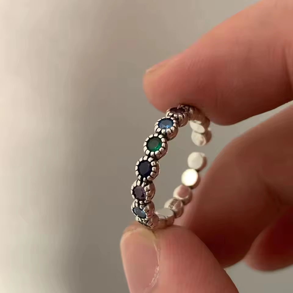 Silver Flower Ring for Women