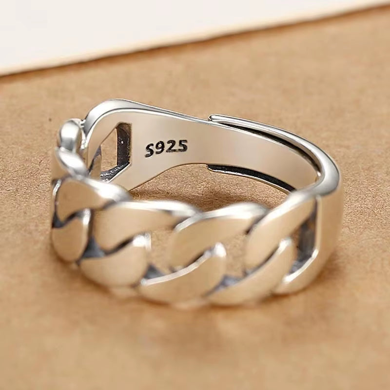 Silver Flower Ring for Women