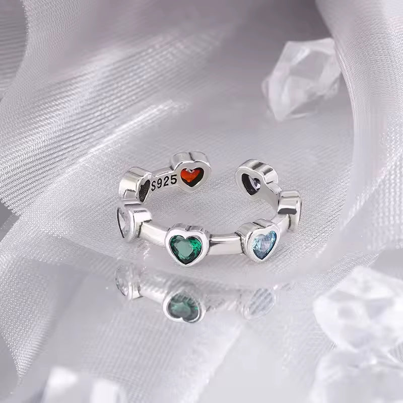 Silver Flower Ring for Women