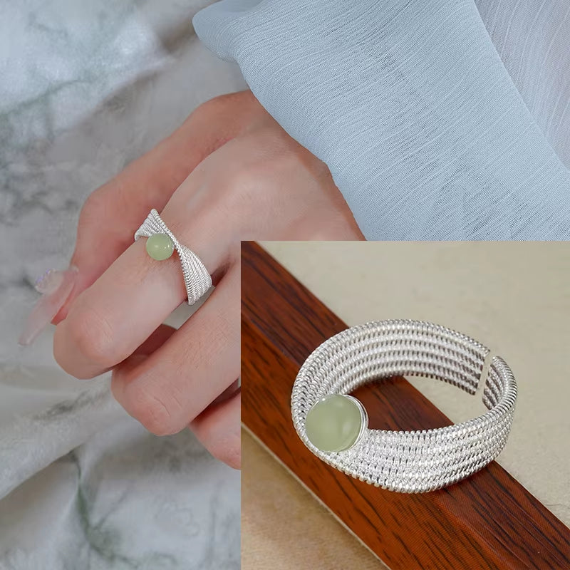 Silver Flower Ring for Women