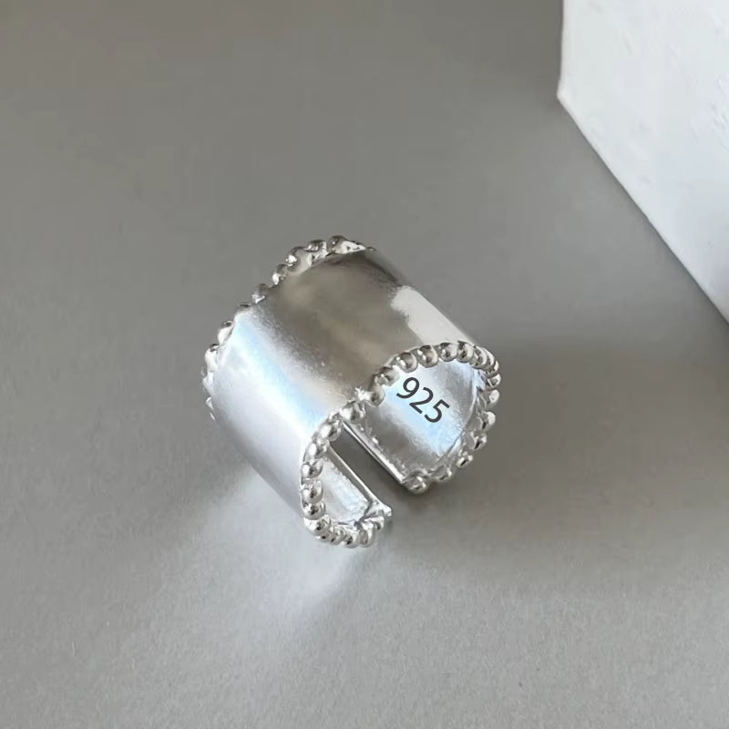 Silver Flower Ring for Women