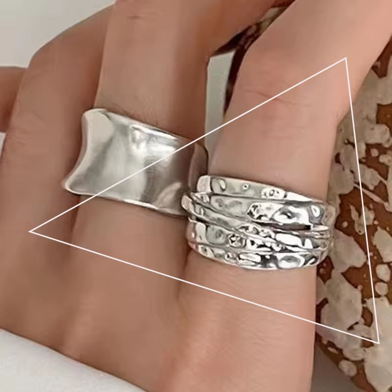 Silver Flower Ring for Women