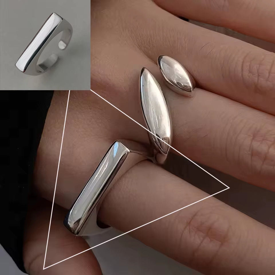 Silver Flower Ring for Women