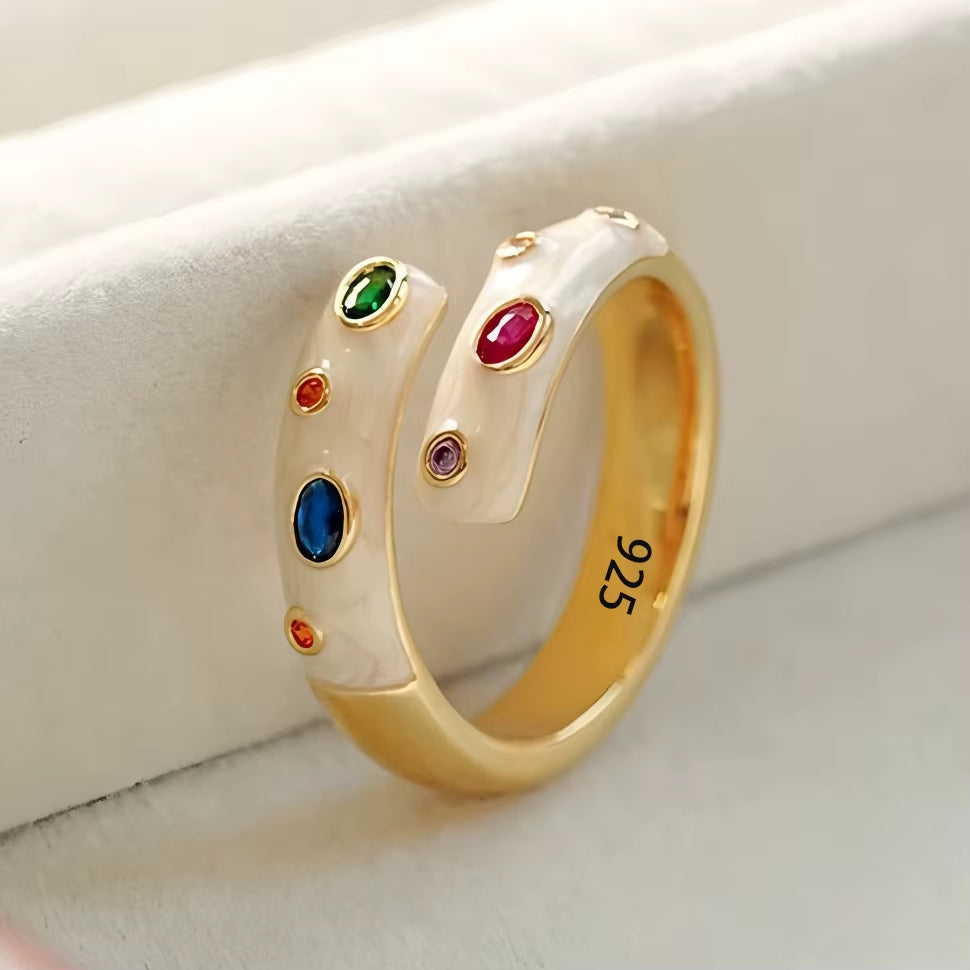 Silver Flower Ring for Women