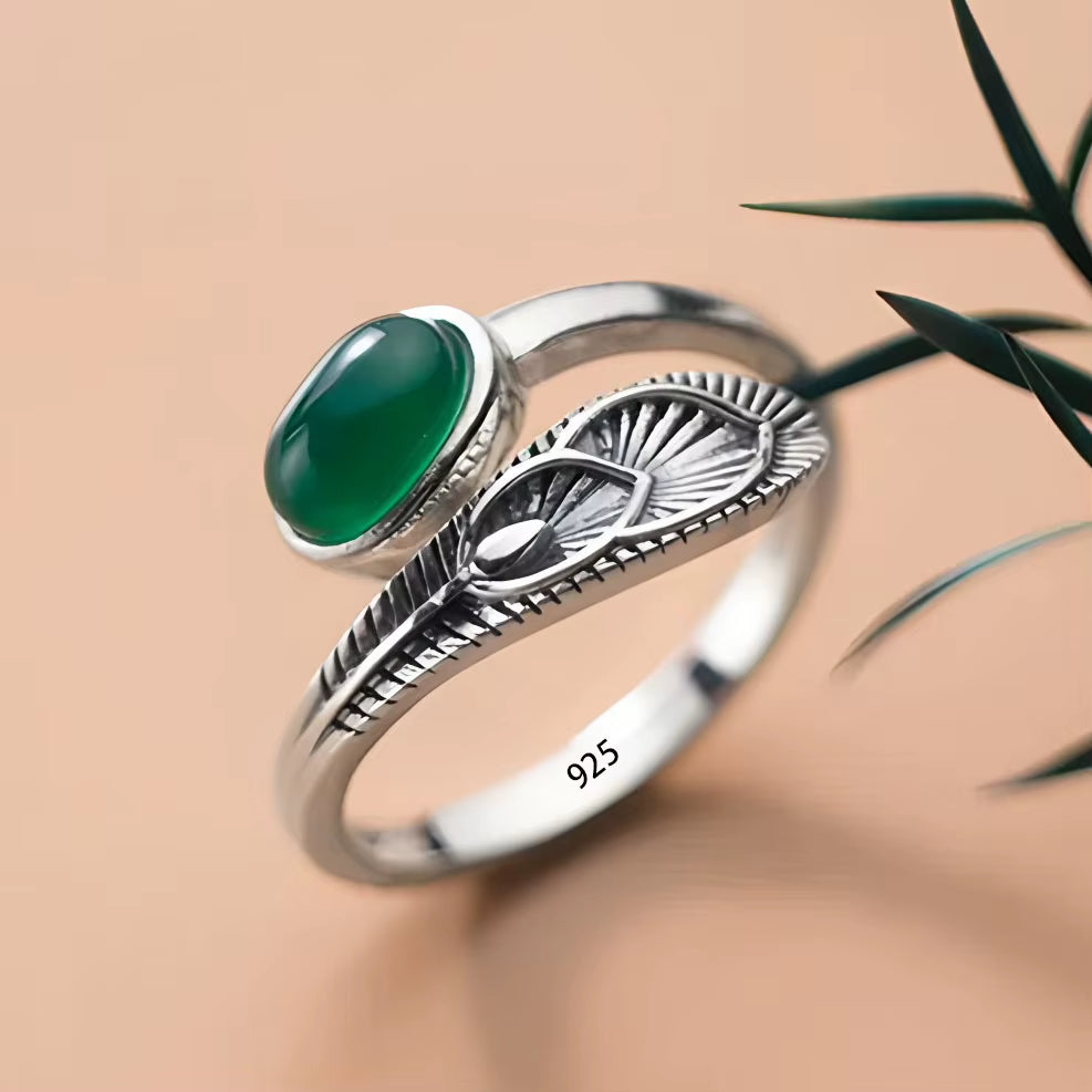 Silver Flower Ring for Women
